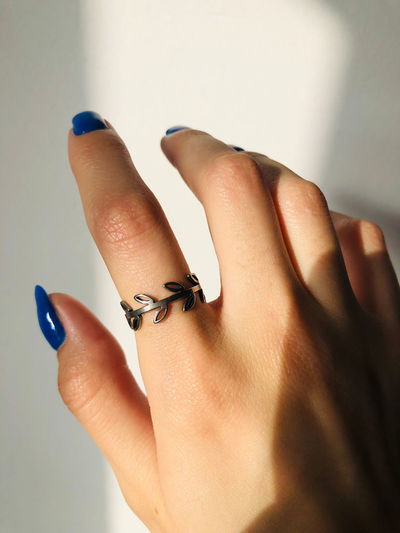 Anillo laurel calado (AQ)