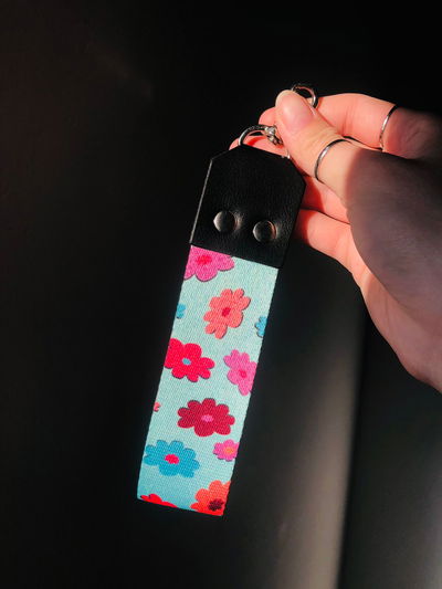 Llavero correa - Flores 2