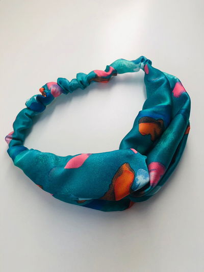 Turbante turquesa