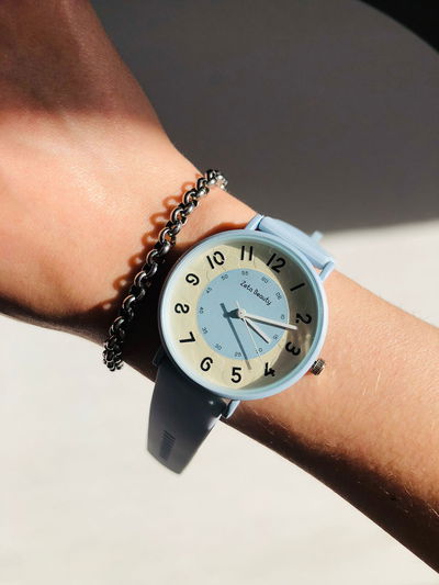 Reloj silicona - Celeste 