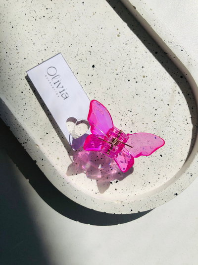 Broche mariposa cristal mini