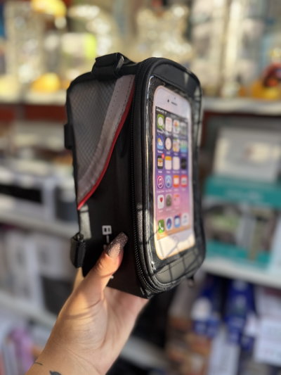 Bolsa Alforja Portacelular Impermeable Para Bicicleta Con Compartime