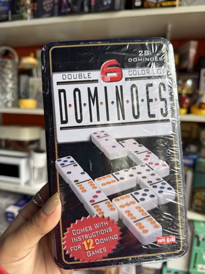 Juego de Domino Con Caja Metalica 49X24X4MM
