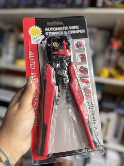 Pinza Pela Cable Lateral Automatica Crimpeadora Ajustable