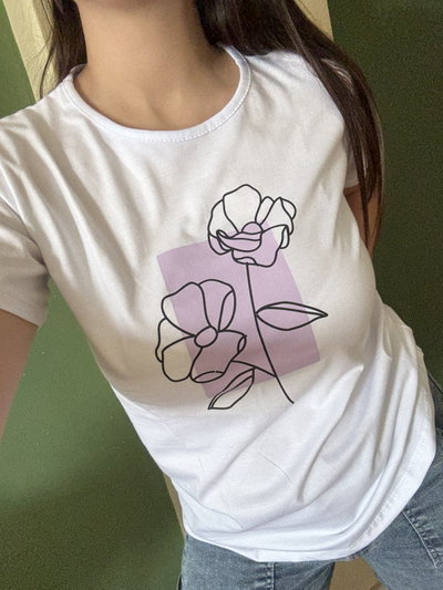 Remera Orquidea