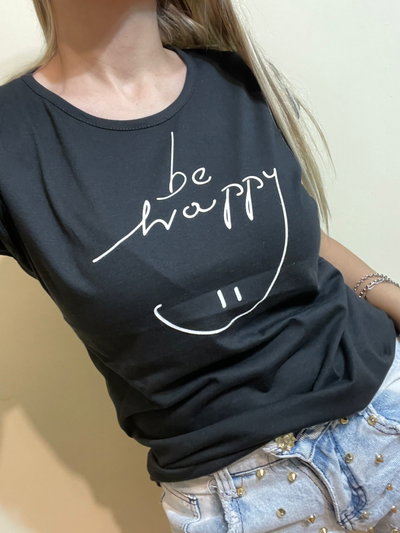 Remera Be Happy - manga japonesa