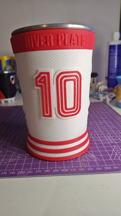 Vaso fernetero camiseta River retro 