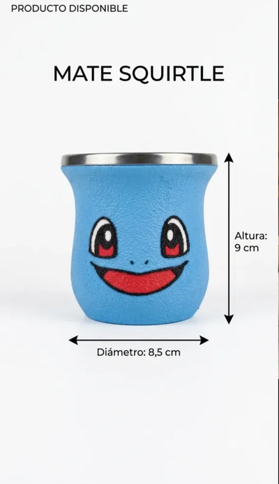 Mate squirtle premium acero inoxidable