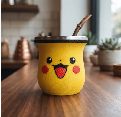 Mate Pikachu acero inoxidable 
