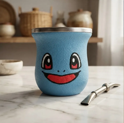 Mate squirtle premium acero inoxidable