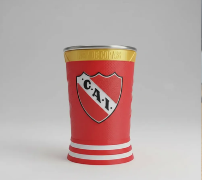 Vaso fernetero independiente tipo camiseta