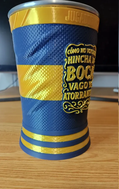 Vaso fernetero boca juniors 
