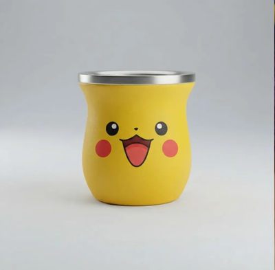 Mate Pikachu acero inoxidable 