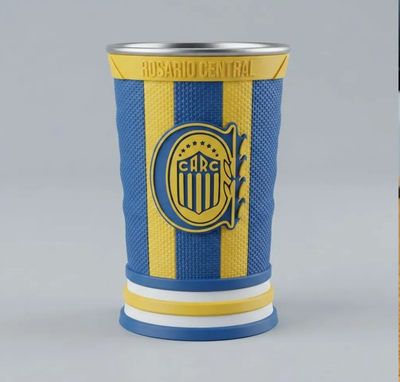Vaso fernetero rosario central tipo camiseta 