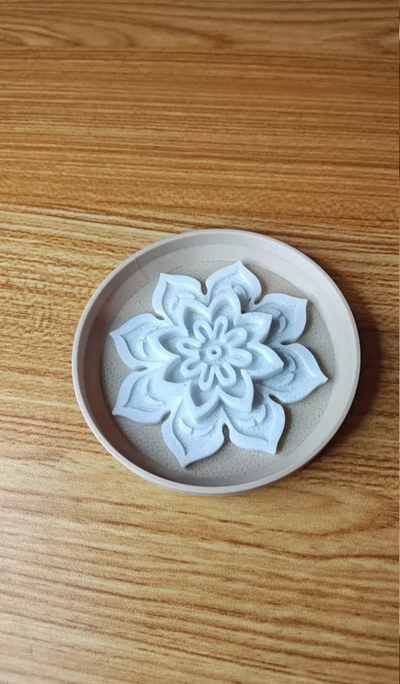 Porta sahumerios flor de loto