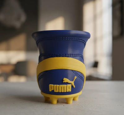 Mate botín borussia con costura boca juniors 