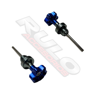 Medidor De Aceite Anodizado Azul