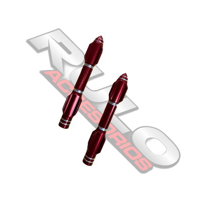 Cohete Estira Cadena Anodizado Rojo