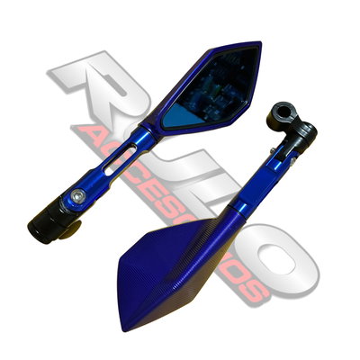 Espejos Deportivos Anodizados Azul