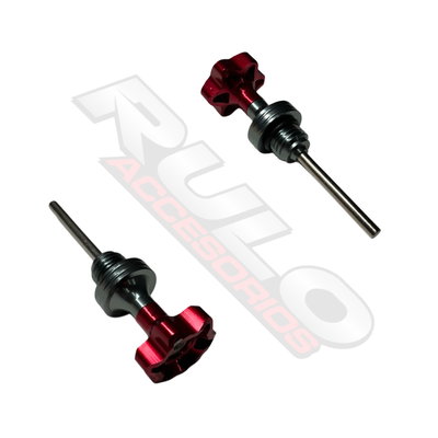 Medidor De Aceite Anodizado Rojo