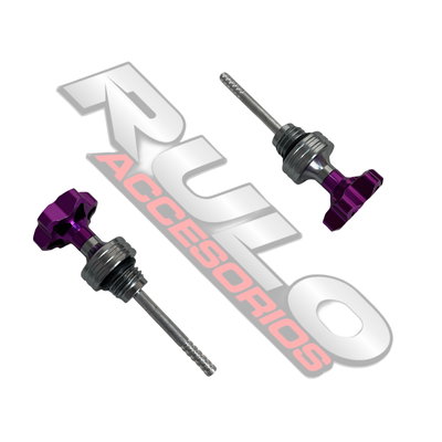 Medidor De Aceite Anodizado Violeta