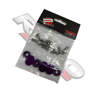 Arandelas Anodizadas M6 X10 Violeta