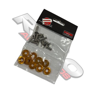 Arandelas Anodizadas M6 X10 Dorado