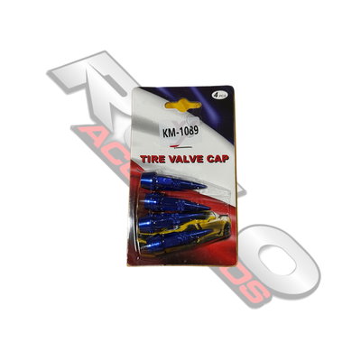 Tapas De Valvulas Punta X4 Azul