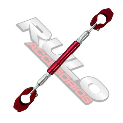 Travesaño Regulable de Aluminio Rojo