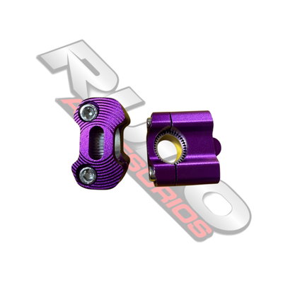 Elevadores De Manubrio Anodizado Violeta