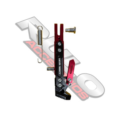 Muleta Lateral Regulable Anodizada Roja