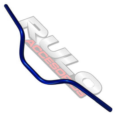 Manubrio Bajo Anodizado Azul