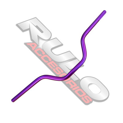 Manubrio Bajo Anodizado Violeta
