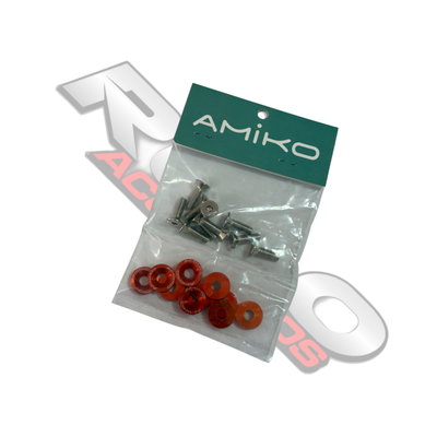 Arandelas Anodizadas M6 X10 Naranja