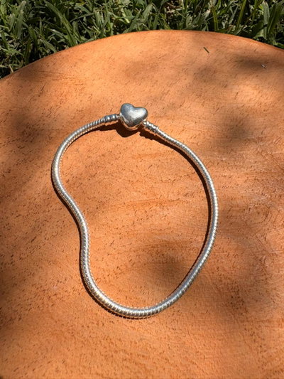PULSERA DE PLATA LAMINADA - FLEXIBLE - Para charms