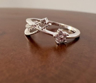 ANILLO DE ACERO BLANCO - SALDO Cod 199