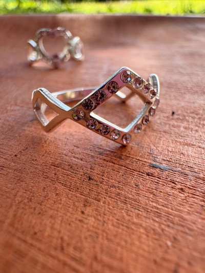 ANILLO DE ACERO BLANCO 