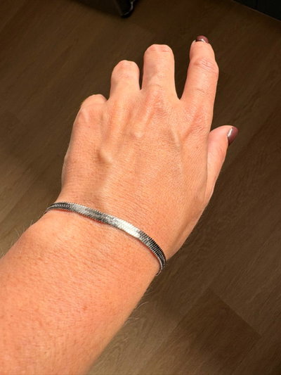 PULSERA DE ACERO QUIRÚRGICO - 2 EN 1