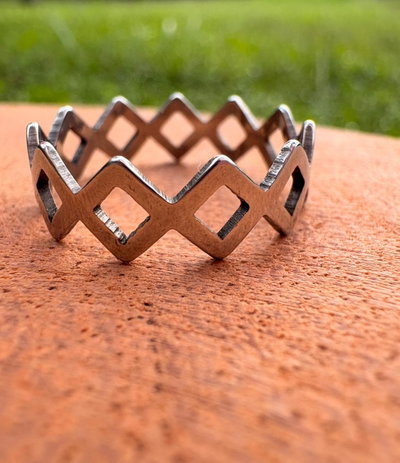 ANILLO ACERO QUIRÚRGICO - Rombitos