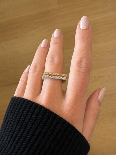 ANILLO CUADRADO DE ACERO 