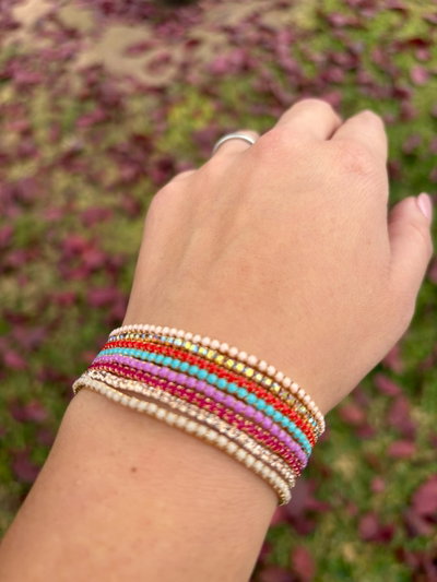 PULSERA CON STRASS ELASTICA - FANTASÍA
