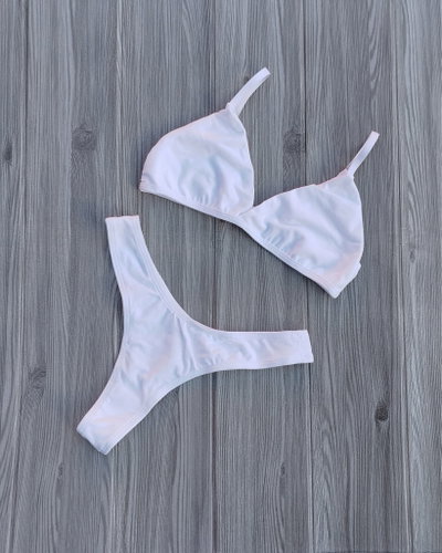 Set Dalia algodón blanco 