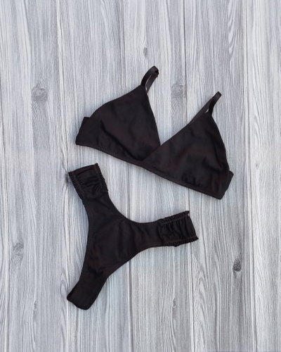 Set Cleo algodón Negro 