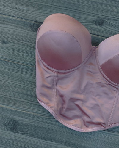 Bustier Saten Rosa 