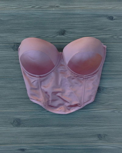 Bustier Saten Rosa 