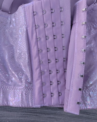 Bustier Snake Lila 