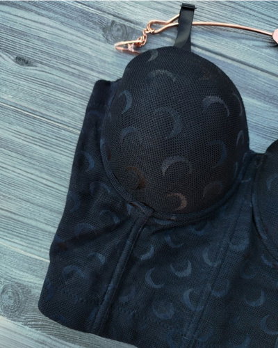 Bustier Luna Negro