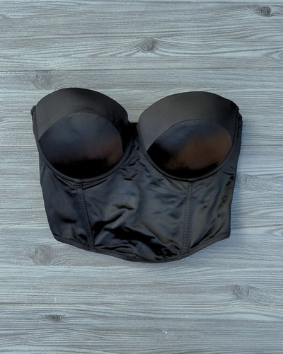 Bustier Saten negro 