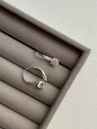 Aros bisura cúbic y micropave 