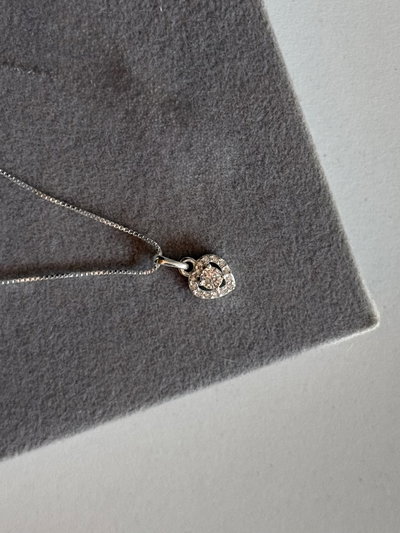 Conjunto cubic micropave corazón 